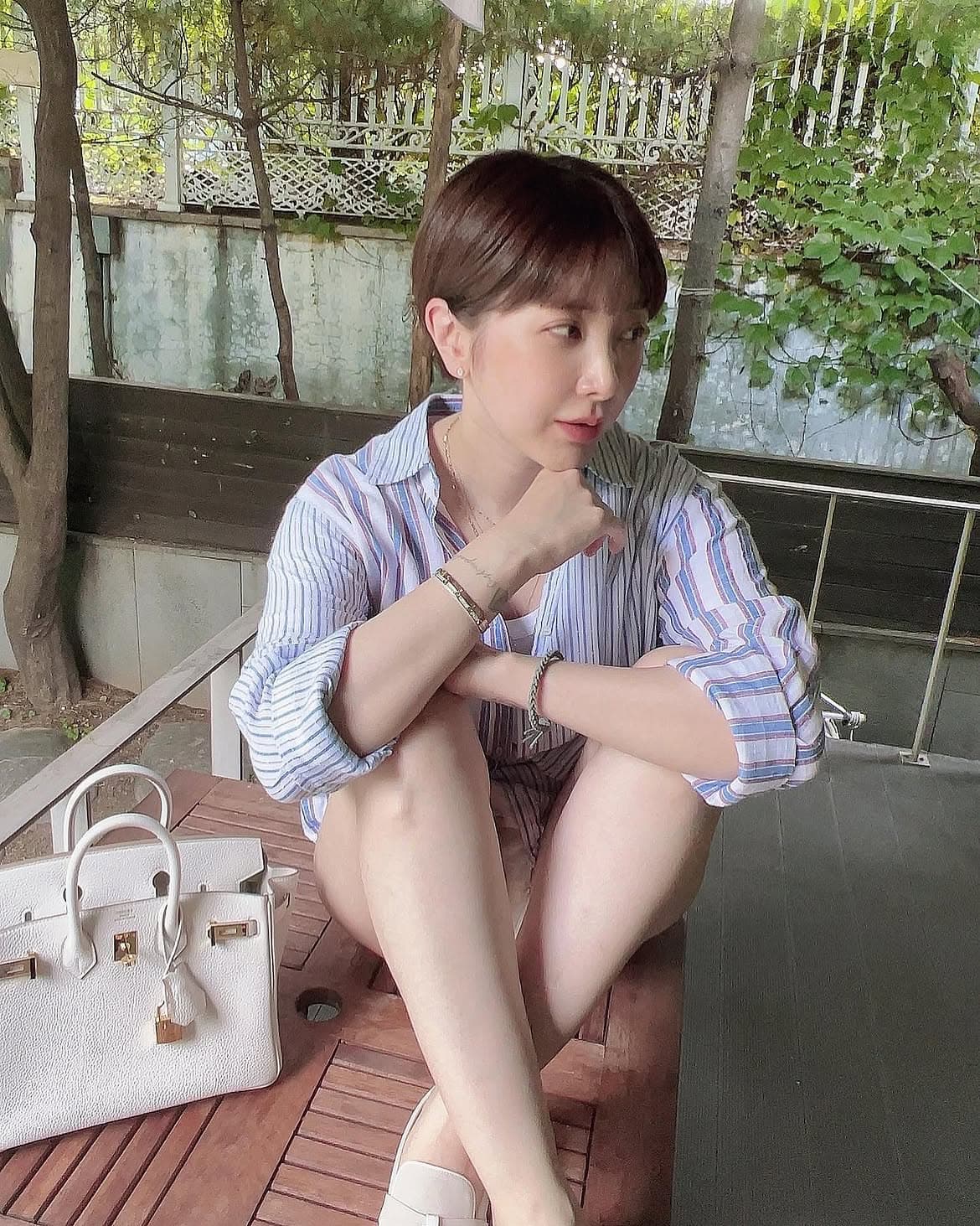 (서인영 픽) 에르메스 버킨 30 크레 금장