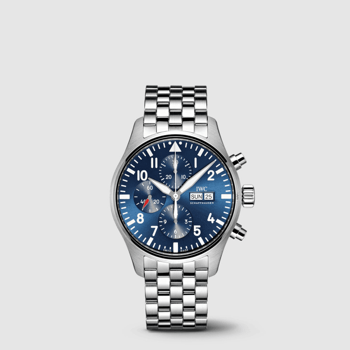 IWC 파일럿 워치 크로노그래프 어린 왕자 에디션 실버&블루