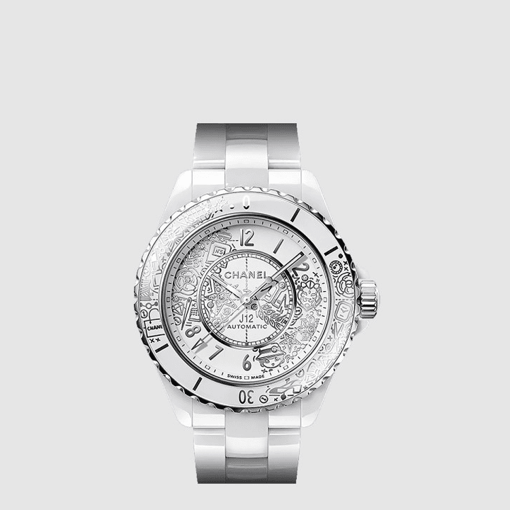 샤넬 J12 시계, 33mm 화이트