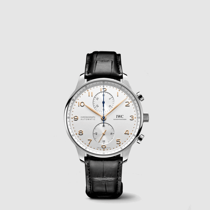 IWC 포르투기저 크로노그래프 블랙&실버