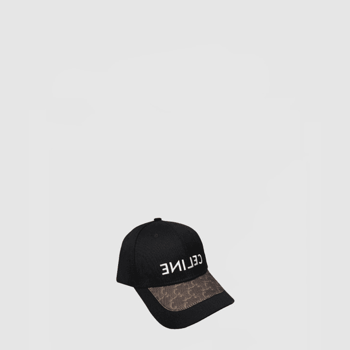 셀린느 블랙&브라운 베이스볼 캡