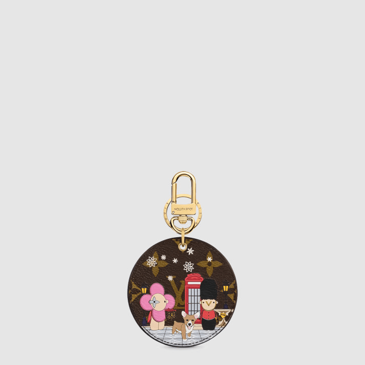 루이비통 일러스트 할리우드 드라이브 XMAS 멀티컬러 백참
