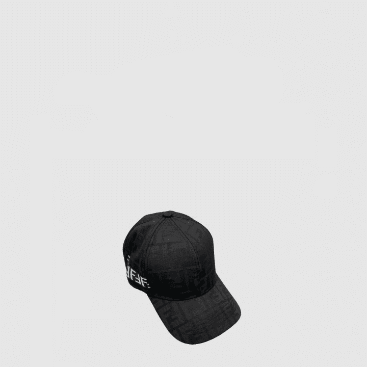 펜디 블랙 베이스볼 캡