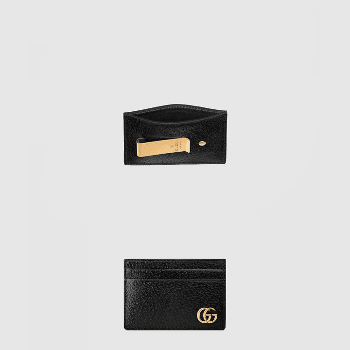 구찌 GG 마몽 머니클립 카드 케이스