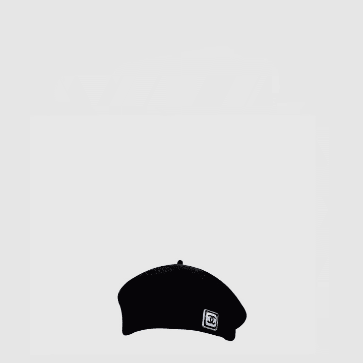 샤넬 베레모 블랙
