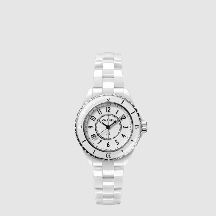 샤넬 J12 시계 칼리버 12.2, 33mm 화이트
