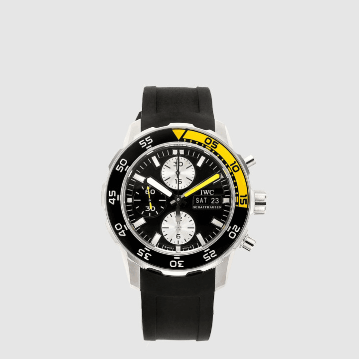 IWC 아쿠아타이머 크로노그래프 블랙&실버