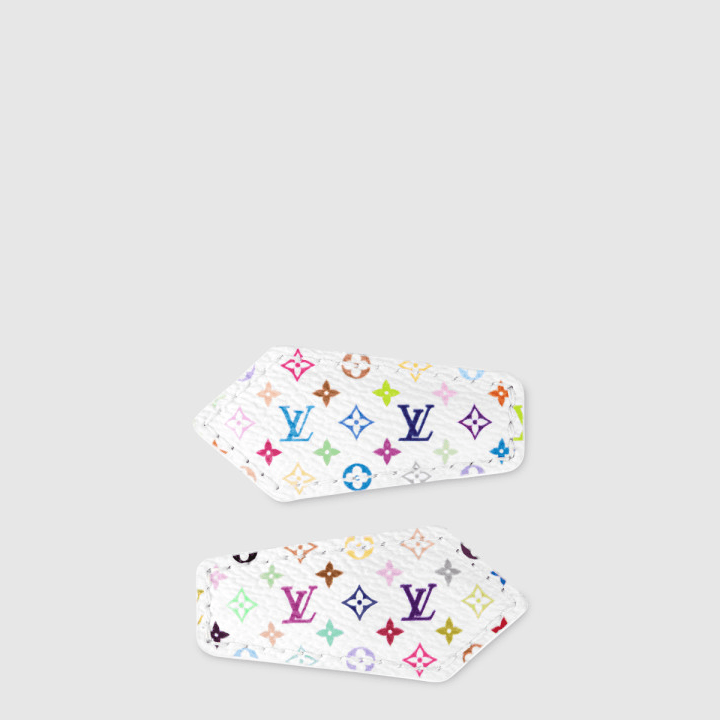 루이비통 LV x TM 모노그램 멀티컬러 미니 LV 백스테이지 헤어 클립