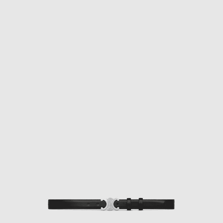 셀린느 블랙 차콜 딥 톤 V BB60E824 컬러웨이 미디엄 트리옹프 벨트