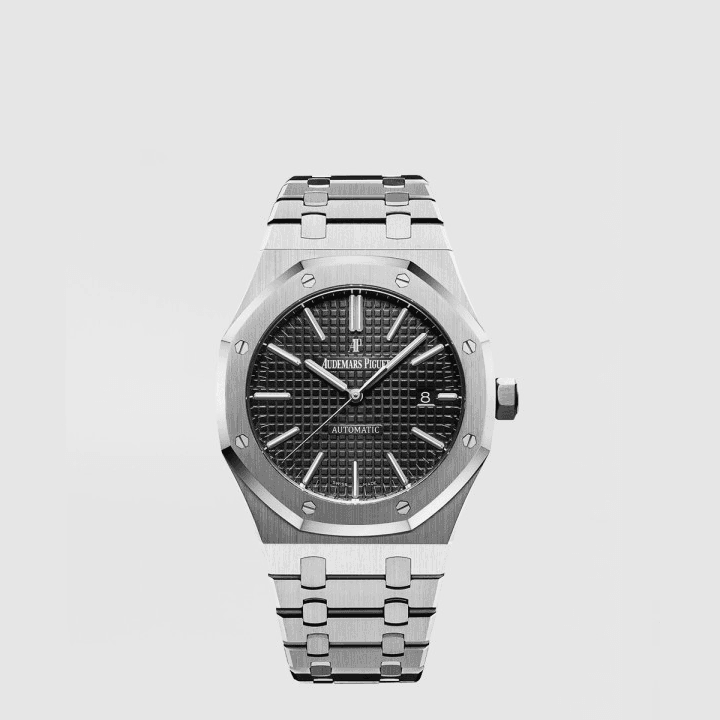 오데마 피게 로얄 오크 셀프와인딩 블랙 다이얼, 41MM