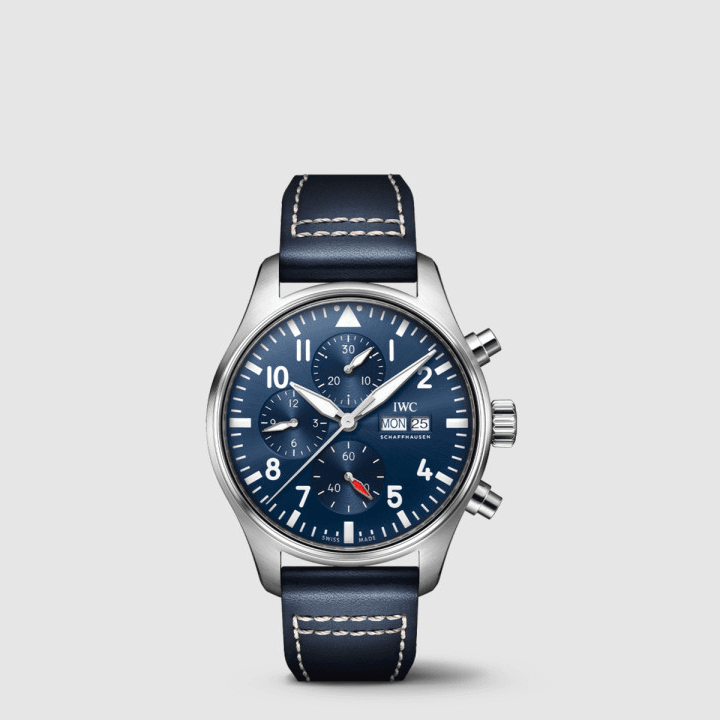 IWC 파일럿 워치 크로노그래프 네이비