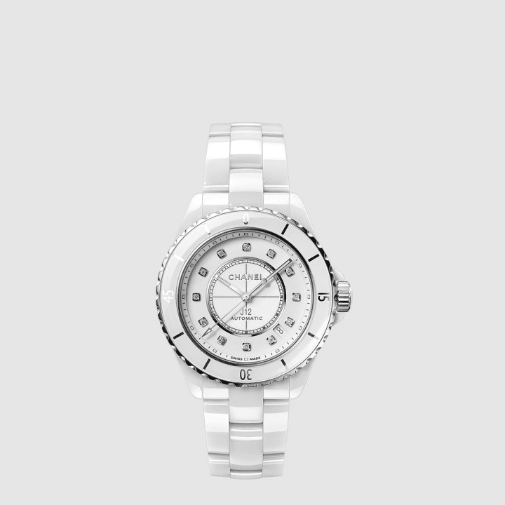 샤넬 J12 시계 칼리버 12.1, 38mm 화이트