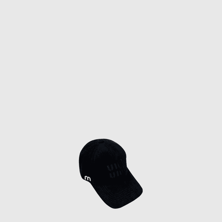 미우미우 블랙 베이스볼 캡
