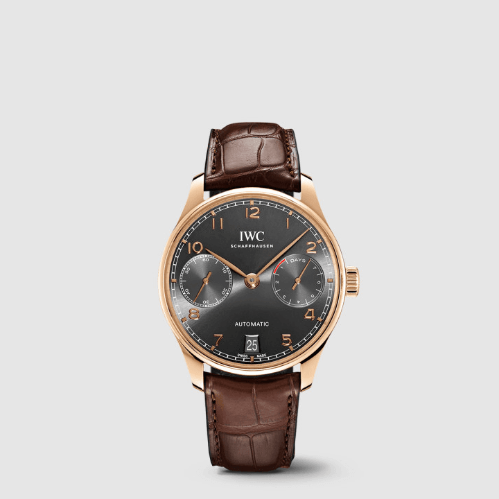 IWC 포르투기저 오토매틱 브라운&골드