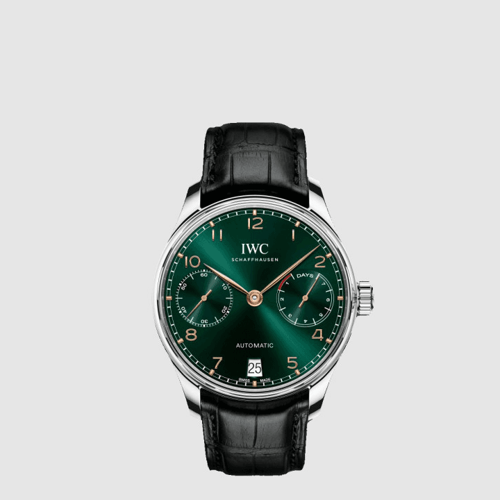 IWC 포르투기저 오토매틱 블랙&그린