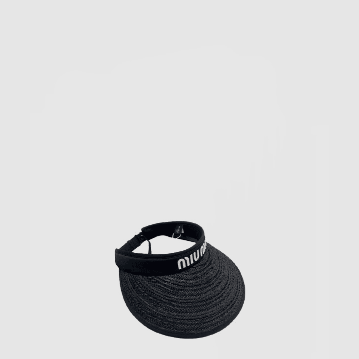 미우미우 블랙 선캡