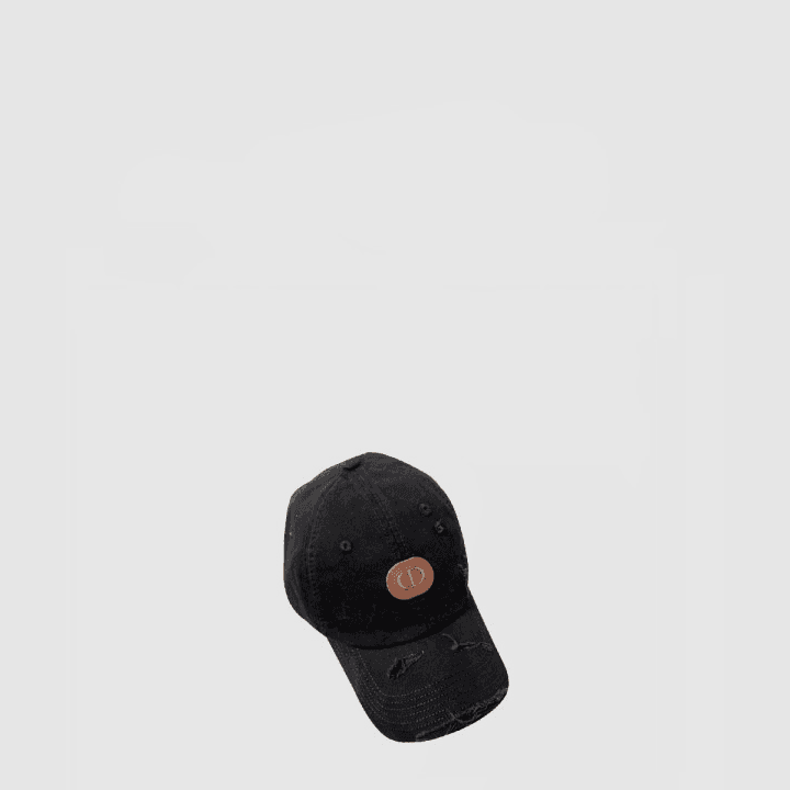 디올 블랙 베이스볼 캡