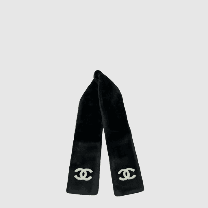 샤넬 블랙 스카프