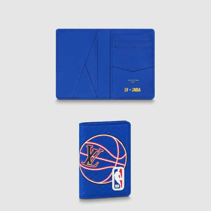 루이비통 x NBA 포켓 오거나이저 블루