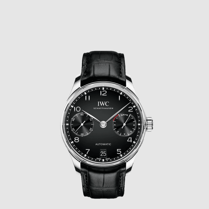 IWC 포르투기저 오토매틱 블랙&실버
