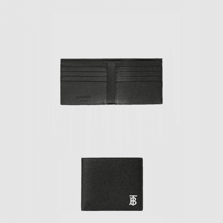 버버리 그레이니 레더 TB 바이폴드 반지갑