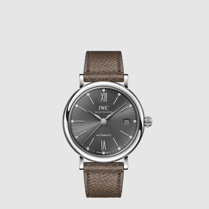 IWC 포르토피노 오토매틱 37 브라운&실버