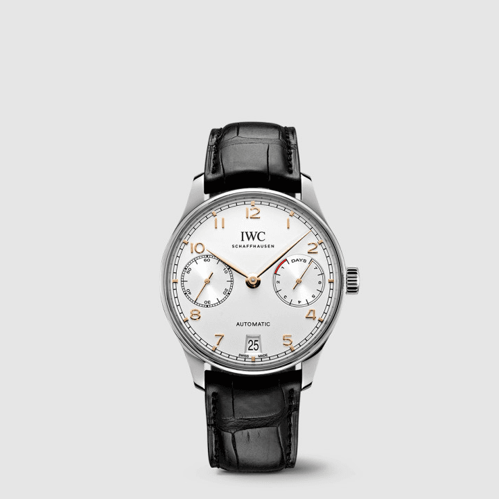 IWC 포르투기저 오토매틱 블랙&실버