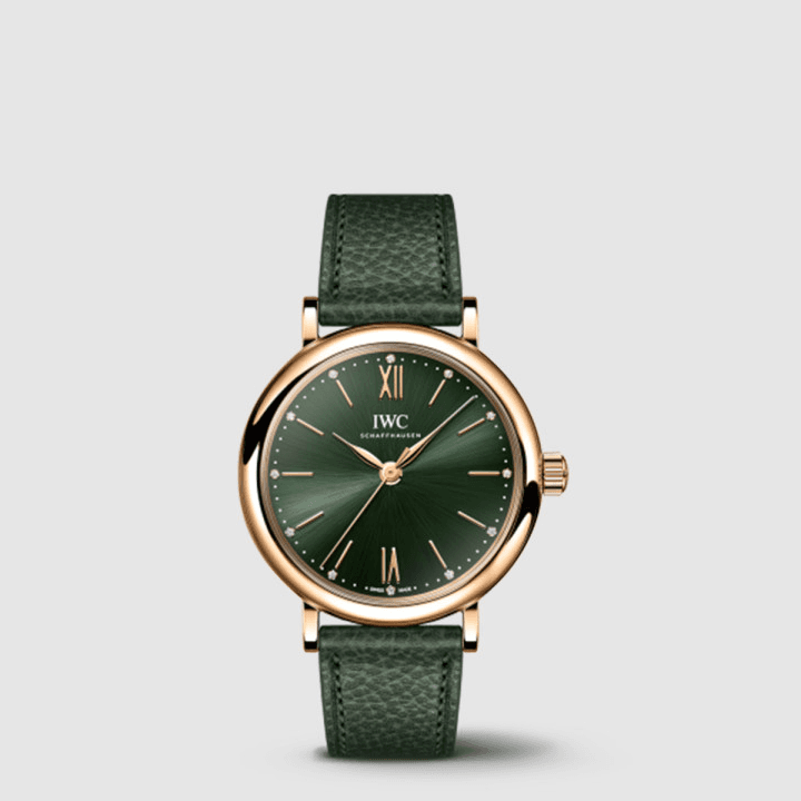 IWC 포르토피노 오토매틱 34 그린&골드