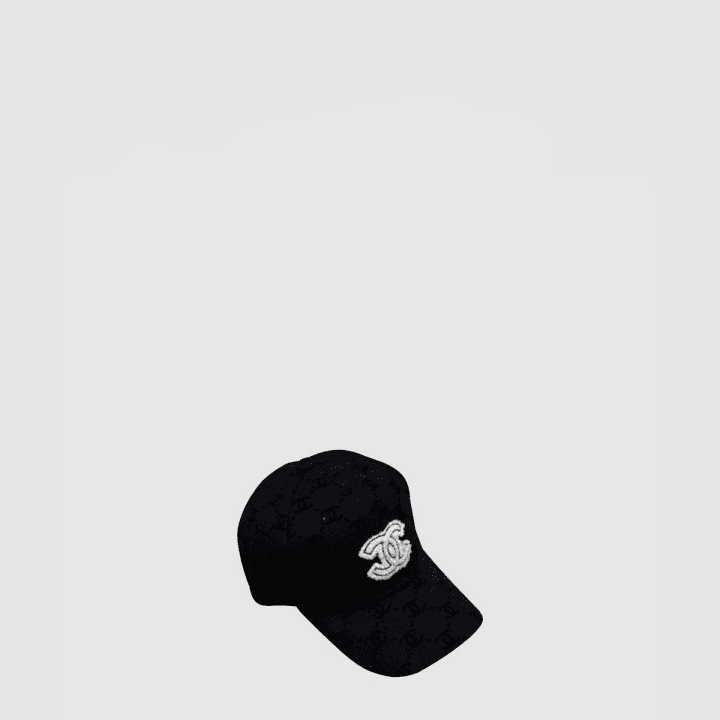 샤넬 블랙 베이스볼 캡