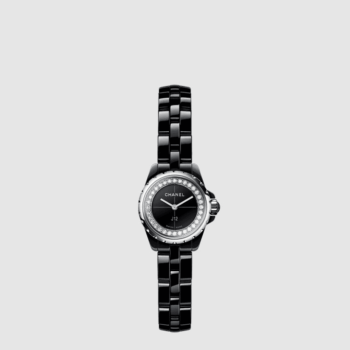 샤넬 J12·XS 시계, 19mm 블랙