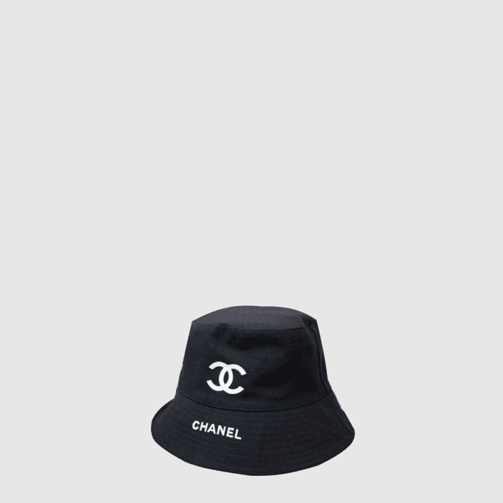 샤넬 CC 로고 버킷햇 블랙