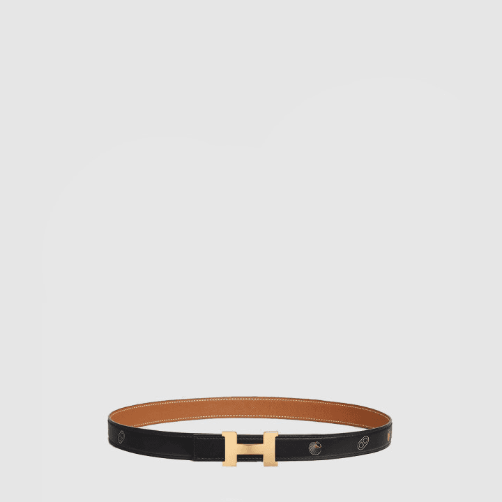 에르메스 Mini Constance 벨트 버클 Hermes sur Mer 리버서블 가죽 스트랩