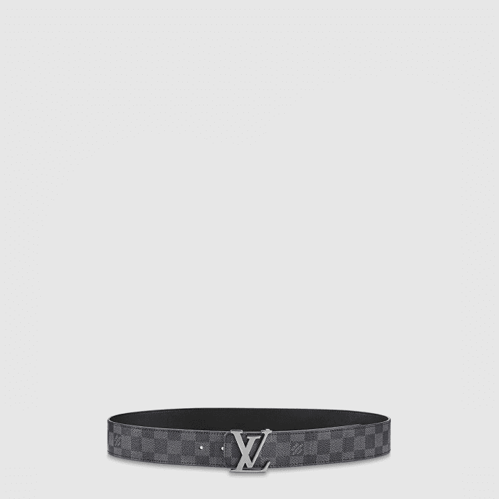 루이비통 LV 이니셜 리버서블 차콜 벨트