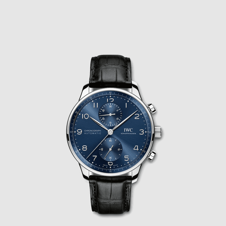 IWC 포르투기저 크로노그래프 블랙&블루