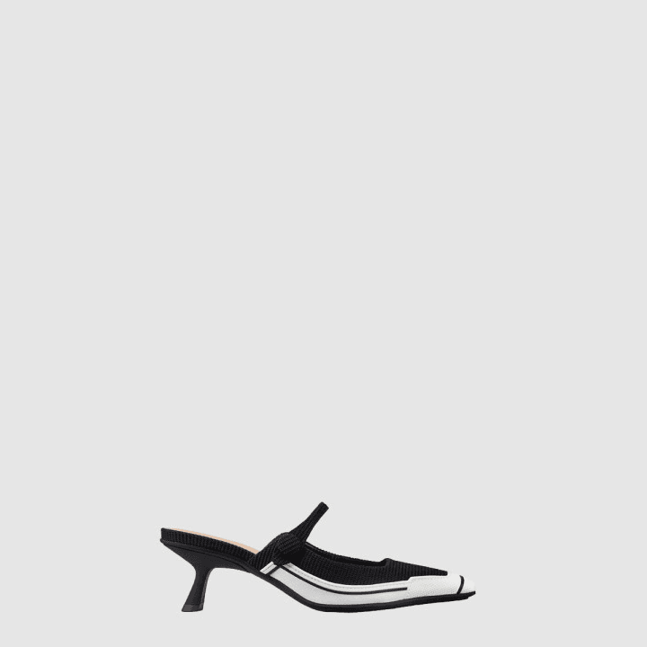 디올 D Motion 블랙&화이트 샌들