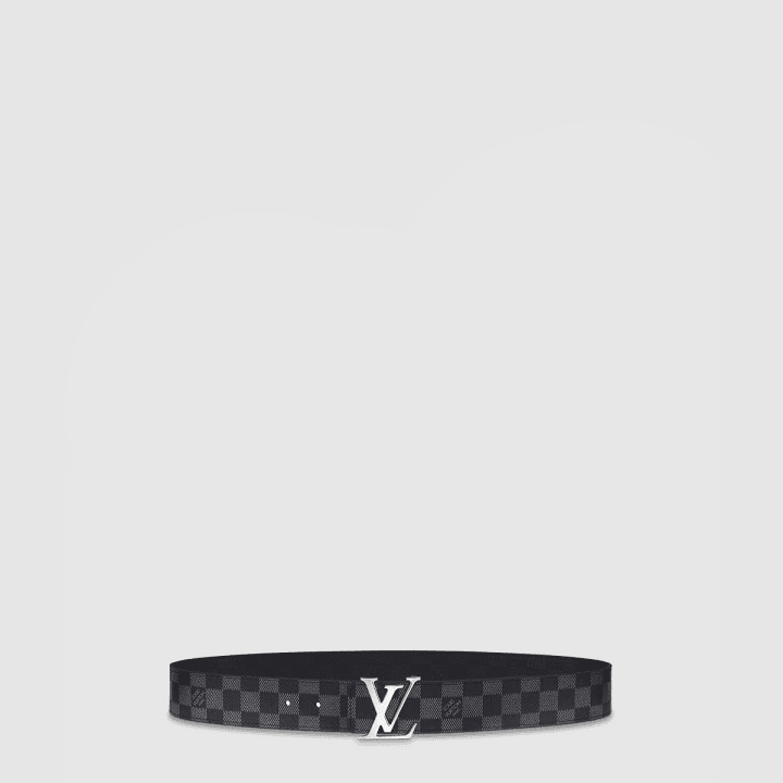 루이비통 LV 이니셜 리버서블 차콜 벨트