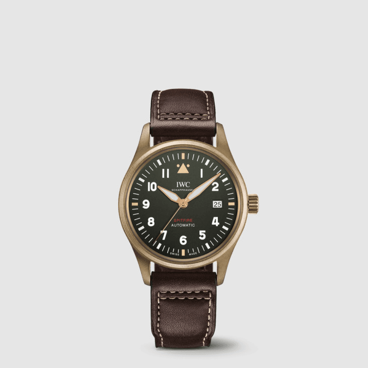 IWC 파일럿 워치 오토매틱 스핏파이어 브라운&그린
