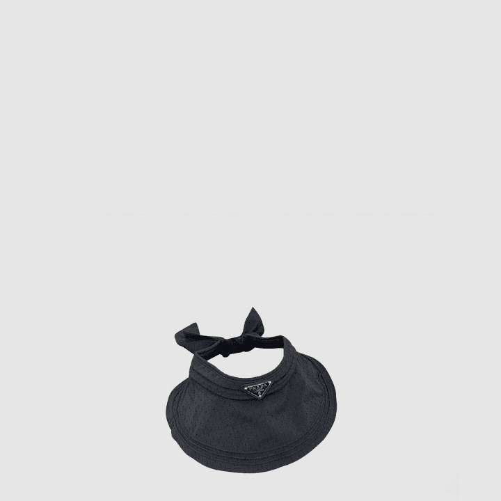 프라다 블랙 선캡