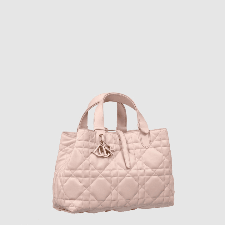 디올 미디엄 Dior Toujours 백 파우더 핑크 매크로매니지 송아지 가죽