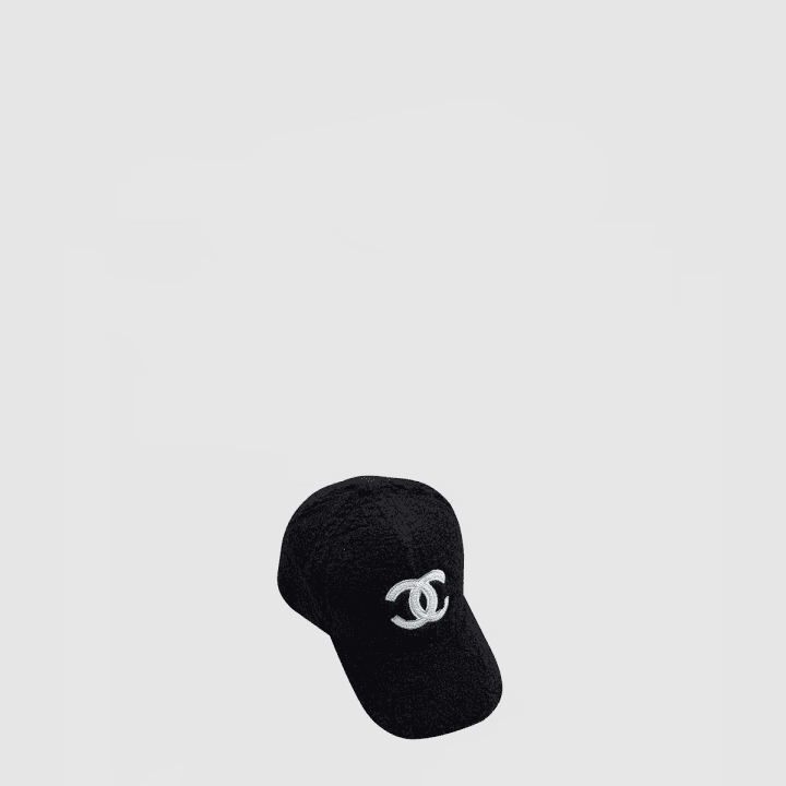 샤넬 블랙 베이스볼 캡