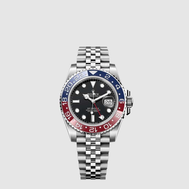 롤렉스 GMT 마스터 II 실버&블랙