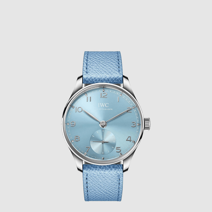 IWC 포르투기저 크로노그래프 실버&블루