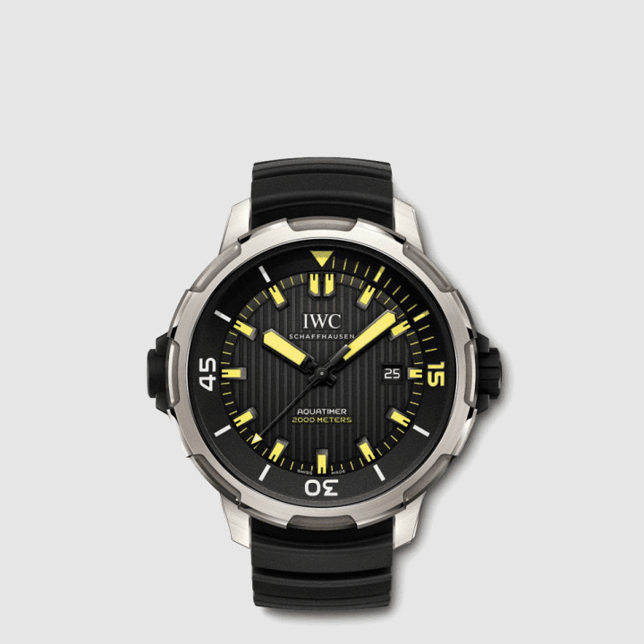 IWC 아쿠아타이머 오토매틱 2000 실버&블랙