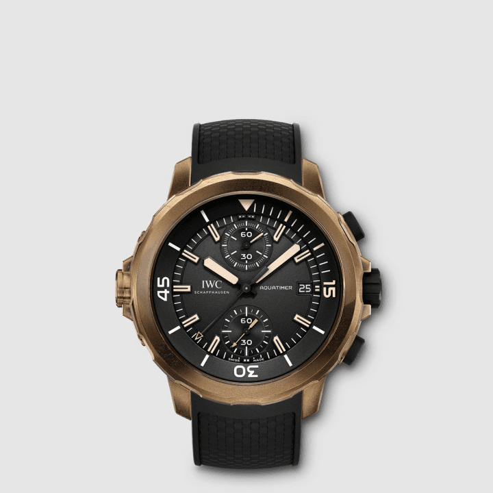 IWC 아쿠아타이머 크로노그래프 에디션 블랙&골드