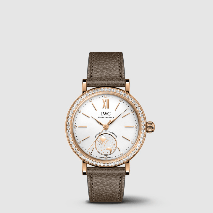 IWC 포르토피노 오토매틱 데이 & 나이트 34 브라운&화이트