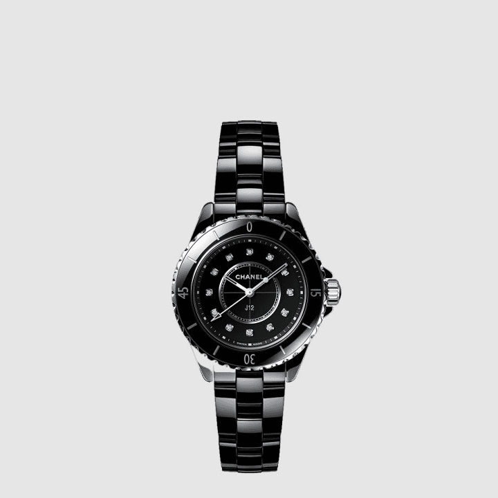 샤넬 J12 시계 칼리버 12.2, 33mm 블랙