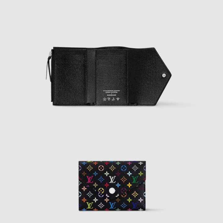 루이비통 LV x TM 빅토린 월릿 멀티컬러