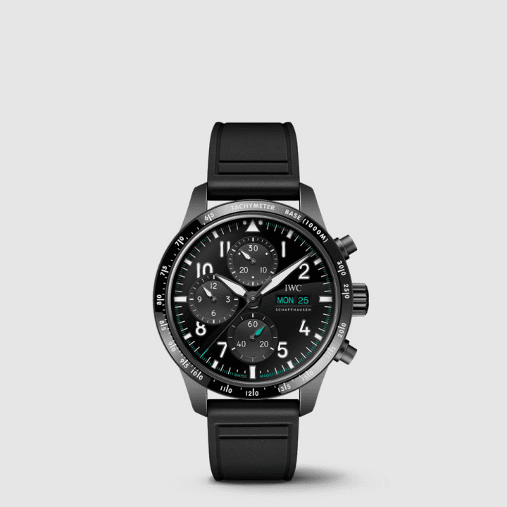 IWC 파일럿 워치 퍼포먼스 크로노그래프 41 블랙&차콜