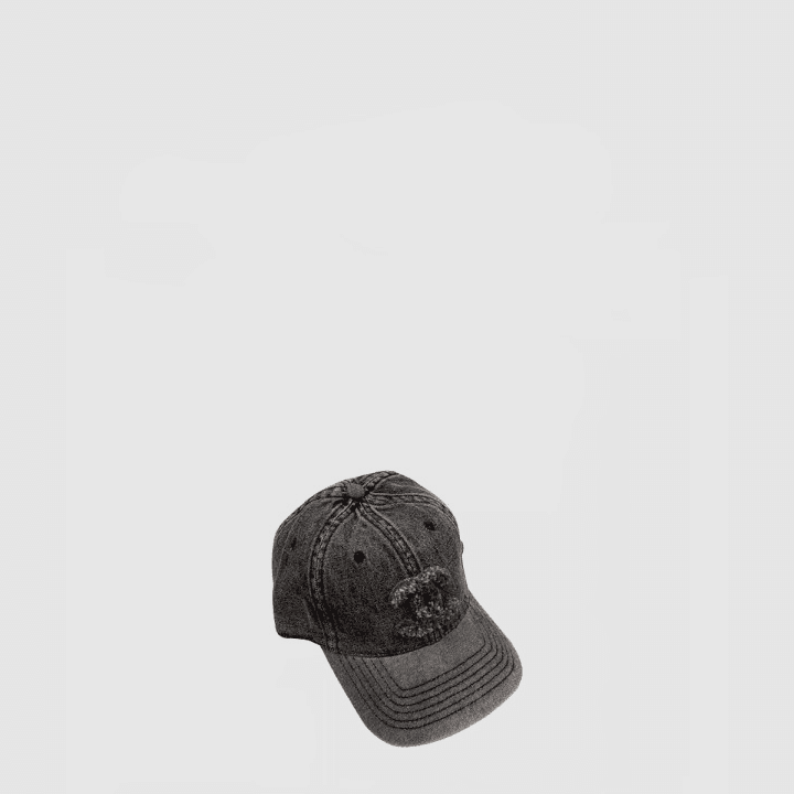 샤넬 차콜 베이스볼 캡