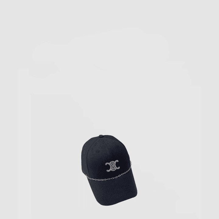셀린느 블랙 베이스볼 캡